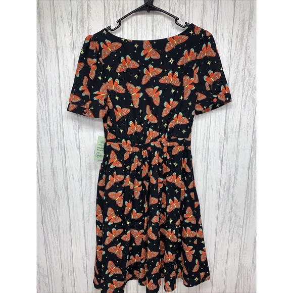 Womens Size XS ModCloth Butterfly Print Scoop Dress NWT - Picture 5 of 7